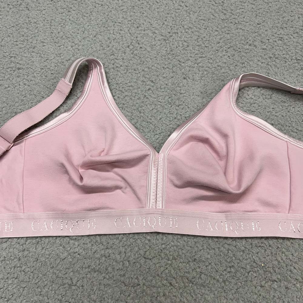 Cacique Bra 42D Full Coverage Bra Cotton No Wire Lane Bryant